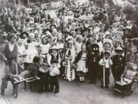 VE Day Celebrations at North Coker House 1945