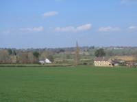 Looking down at East Coker from Stoney Lane