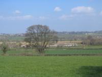 Looking down at East Coker from Stoney Lane