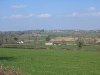 Looking down at East Coker from Stoney Lane