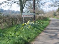 East Coker Silver Jubilee Boundary Sign